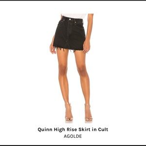 Agolde Quinn High Rise Skirt